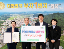 NH농협 의령군지부, 의령군장학회 장학금 2천만원 기탁