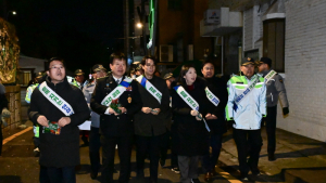 최호정 서울시의장, 자율방범연합대와 신촌 일대 야간 합동순찰