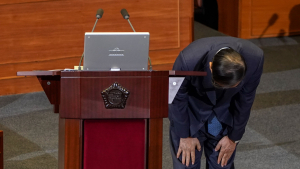 고개 숙여 사죄한 한덕수 “죄책감 느끼고 있다” [쿠키포토]