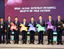 경상남도, 지역혁신 벤처펀드 결성…647억원 규모