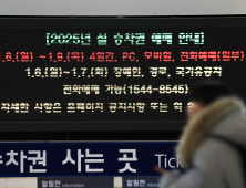 설 열차 예매 시작…SRT는 13일부터
