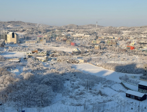 폭설 속 ‘겨울왕국’
