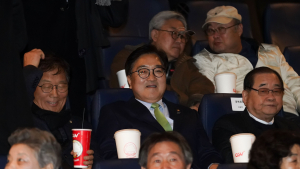 ‘독립운동가 후손’ 우원식 의장 영화 하얼빈 관람 [쿠키포토]