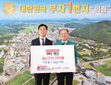 의령군, 사랑의 온도탑 186도 달성