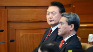윤 대통령 측 “이념·소신 버리고 양심에 따라 판단하길” [쿠키포토]