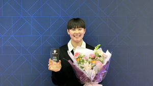 한국도로공사 김다은, ‘윤곡 김운용 여성체육대상’ 신인상 수상