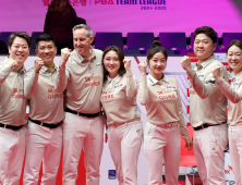 ‘헐크’ 강동궁의 SK렌터카, PBA 팀리그 5라운드 우승