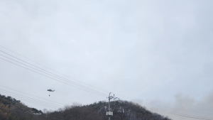 경남고성소방서, 산불 신속한 진압…인근 주택 피해 막아