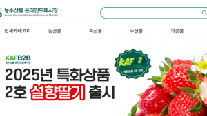 농수산물 온라인도매시장 급성장...전년比 14배↑