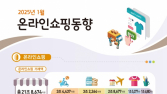 온라인 쇼핑 거래액 21조8674억원…1월 기준 역대 최대