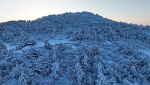 지리산국립공원 세석평전 설경