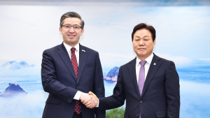 박완수 경남지사, 주한 우즈베키스탄 대사와 협력 방안 논의