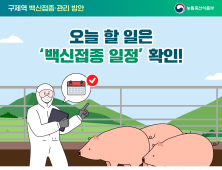 파주시, 구제역 백신 일제접종 앞당겨 실시