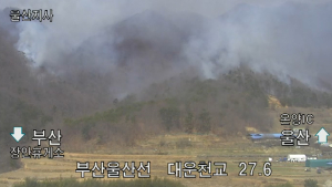 울주 산불로 인근 경남 양산시 '예의 주시'…