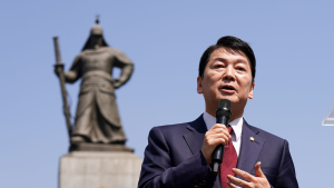 네  번째 대권 도전 안철수…“이재명 넘을 유일한 후보” [쿠키포토]