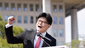한동훈 “서태지처럼 시대 바꾸는 대통령 될 것” [쿠키포토]