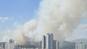 대구 북구 함지산서 ‘불’…조야동·노곡동 주민 대피령