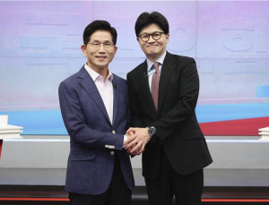 김문수·한동훈, ‘한덕수 단일화’에 이견…‘이준석 필요성’·‘당명 변경 반대’엔 한 뜻