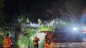 지리산국립공원 와운마을 주민들, 산불에 비상소화장치로 ‘천년송’ 지켜내