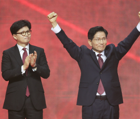 ‘이재명 대항마’ 김문수, 국민의힘 대선 후보 선출