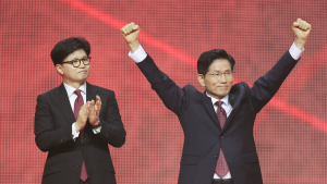 ‘이재명 대항마’ 김문수, 국민의힘 대선 후보 선출