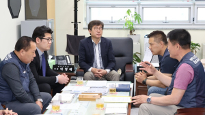 전주시의회 도시건설위원회, 한국타워크레인 노조와 간담회