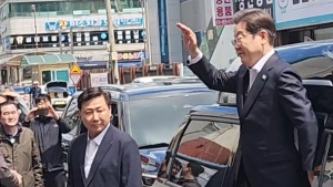 의령 찾은 이재명