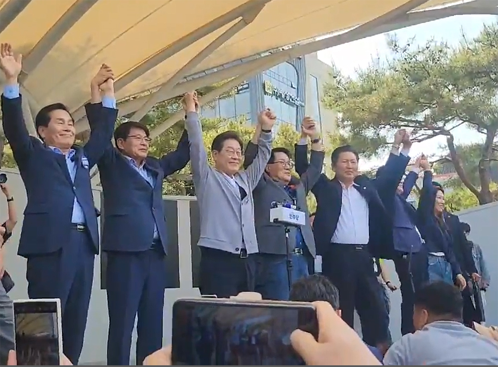 이재명, 땅끝 해남에서 ‘국민통합’ 강조