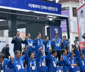 “이재명은 안동 출신…‘재명이가 남이가’ 외쳐달라” [쿡 정치포토]