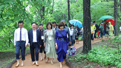 대전한밭수목원, 맨발로 걷는 힐링길 1.5km 산책로 개장