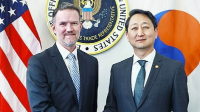 USTR 대표, HD현대중·한화오션 만나 조선협력 구체화