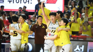 프로농구 LG, 28년 만에 창단 첫 챔프전 우승…MVP 허일영