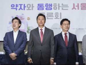 김문수-이준석 나란히 앉았다…‘빅텐트’ 발판되나 [21대 대선]
