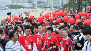 한동훈, 부산서 첫 지원 유세…“위험에 빠진 대한민국 구할 것” [21대 대선]